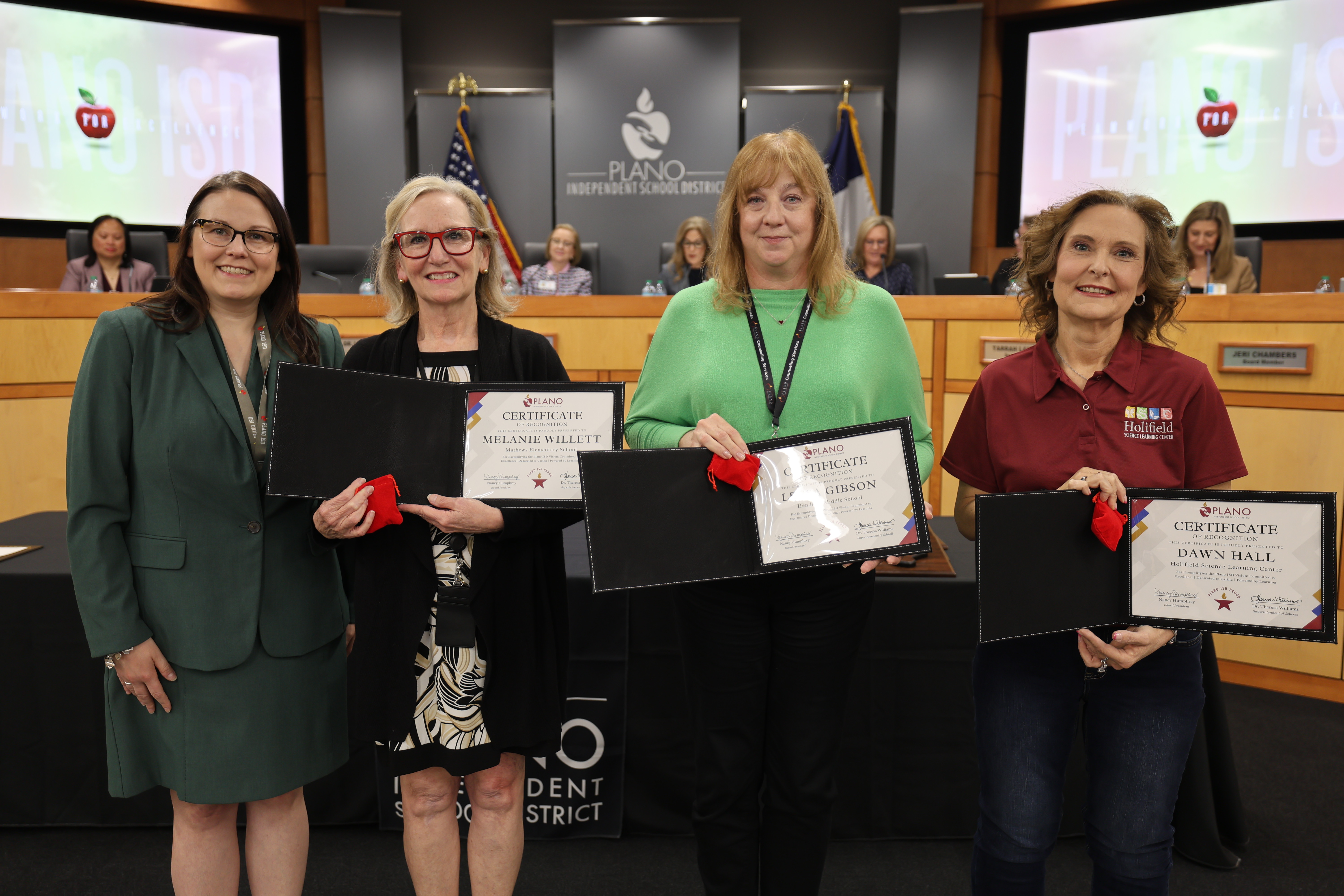 April Plano ISD Proud winners